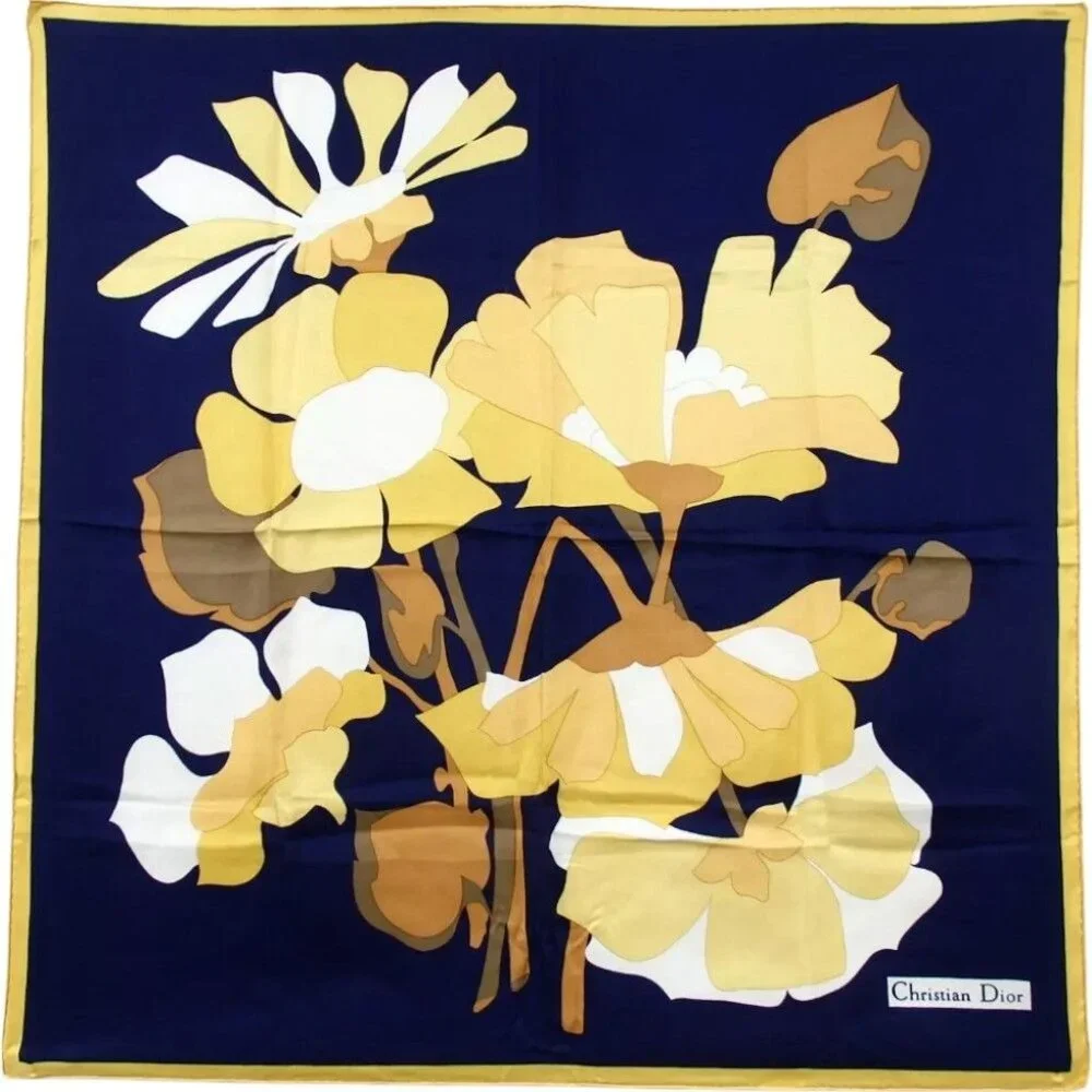 096157BO (S1) Christian Dior Scarf Multicolor Silk